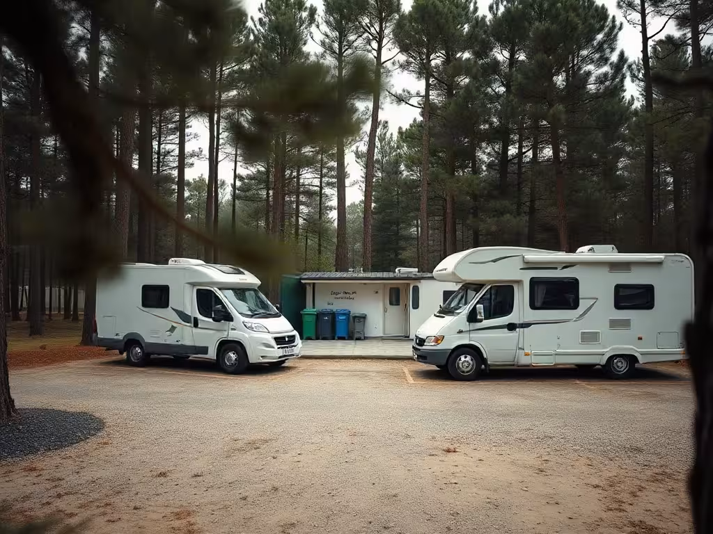 Aire de stationnement près de Biscarrosse pour maîtriser le budget camping-car