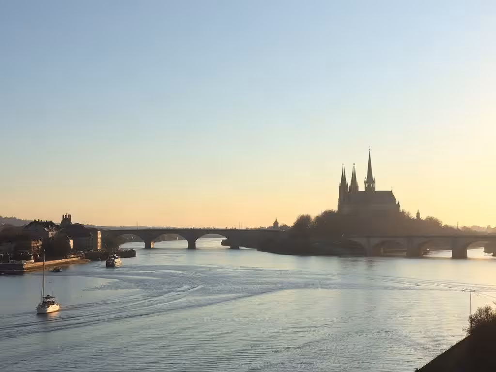 Orléans et la Loire, repères géographiques du département 45 en Centre-Val de Loire