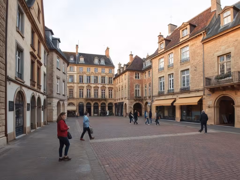 Centre historique de Thionville, commune majeure de Moselle dans le département 57