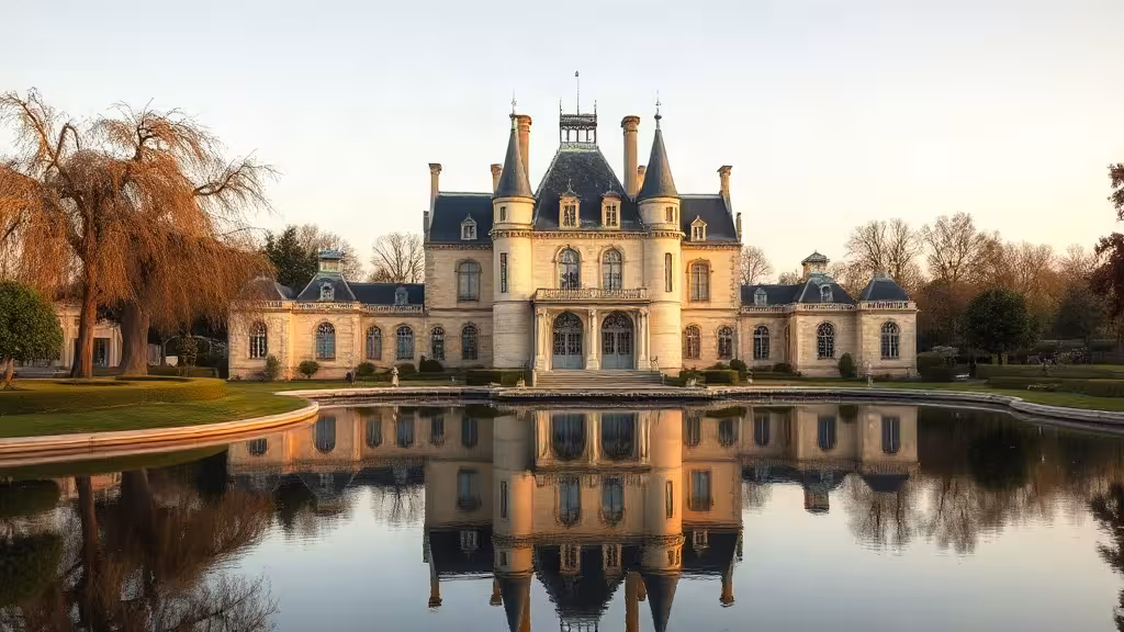 Château de Chantilly et ses jardins, repère emblématique du département 60 dans l’Oise.