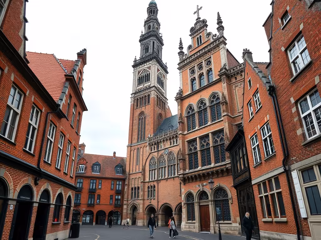 Le beffroi Renaissance de Hondschoote, chef-d'œuvre architectural flamand.