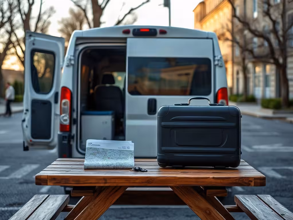 Budget pour une location de camping-car à Bordeaux avec bagages et itinéraire