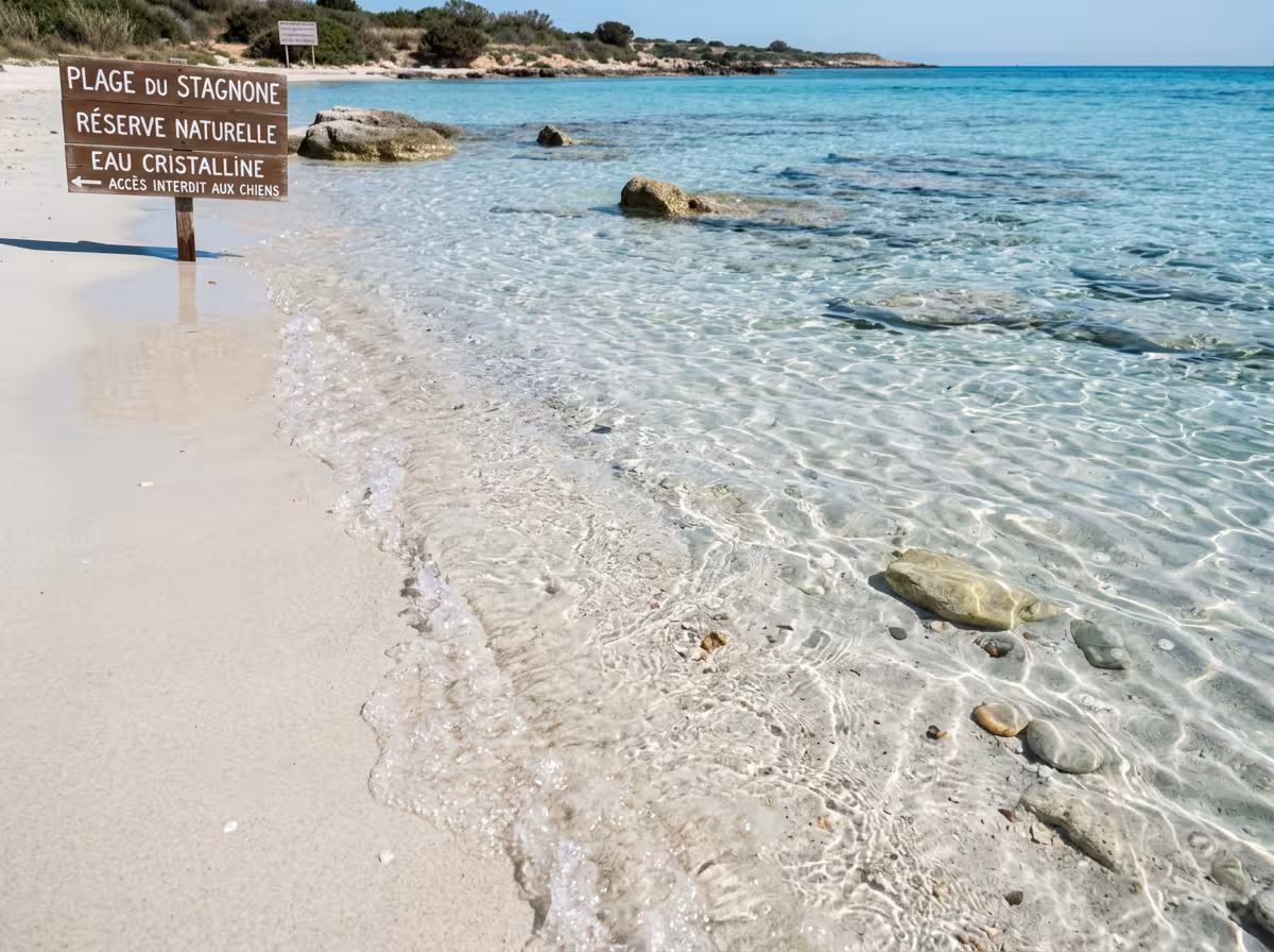 Eaux cristallines du Stagnone montrant le sable blanc et les fonds visibles
