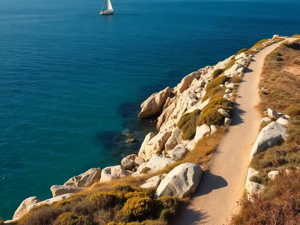 Étape d’un road trip Bretagne en 4 jours sur le sentier de la Côte de Granit Rose.